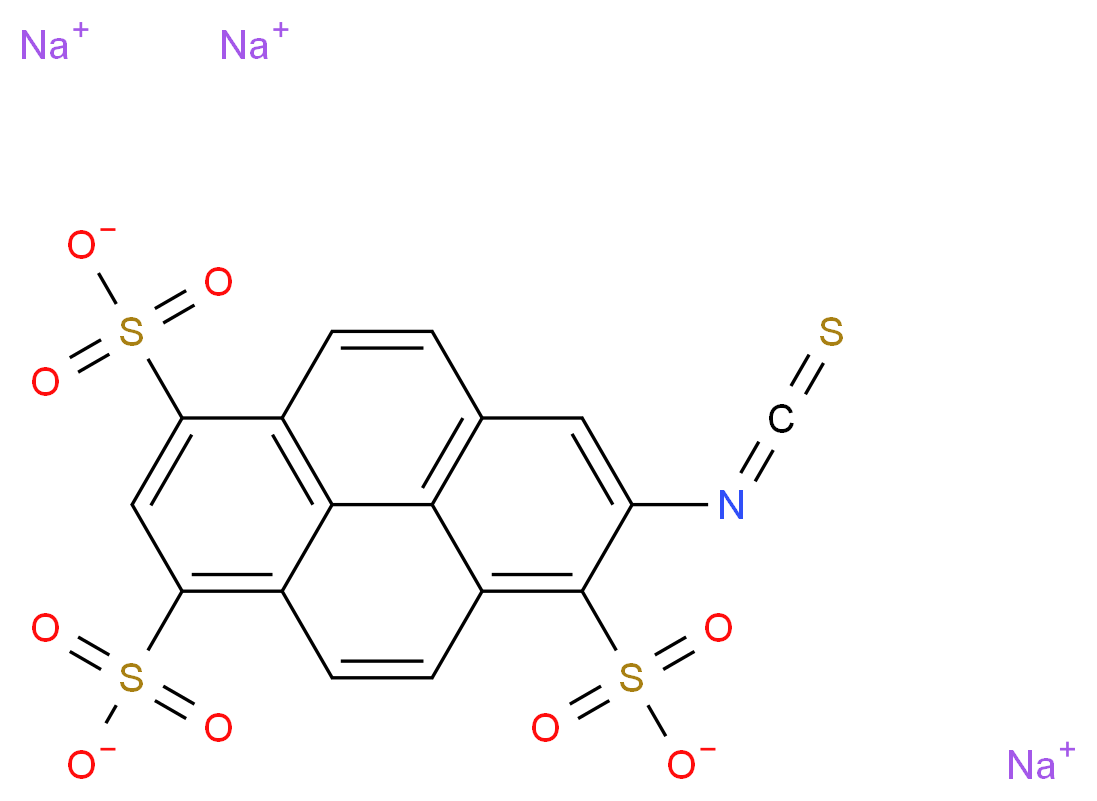 8-Isothiocyanatopyrene-1,3,6-trisulfonic Acid Trisodium Salt _Molecular_structure_CAS_51987-57-6)