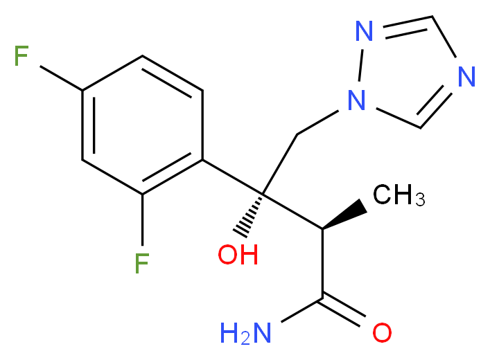 (αR,βR)-β-(2,4-Difluorophenyl)-β-hydroxy-α-methyl-1H-1,2,4-triazole-1-butanamide_Molecular_structure_CAS_219872-85-2)