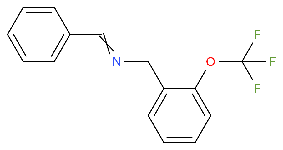 N-benzylidene-N-[2-(trifluoromethoxy)benzyl]amine_Molecular_structure_CAS_)