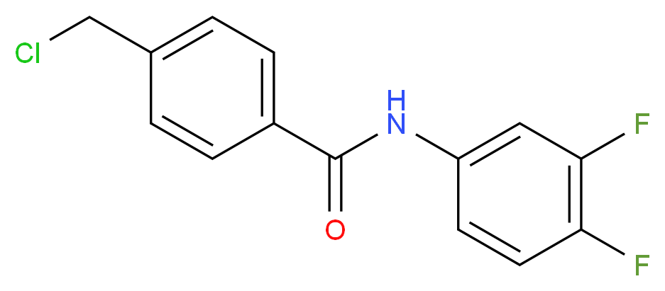 4-Chloromethyl-N-(3,4-difluorophenyl)benzamide_Molecular_structure_CAS_500568-86-5)