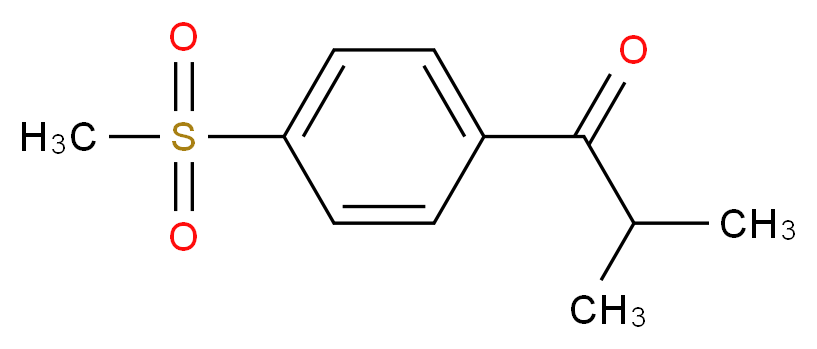 2-Methyl-1-[4-(methylsulfonyl)phenyl]-1-propanone_Molecular_structure_CAS_53207-59-3)