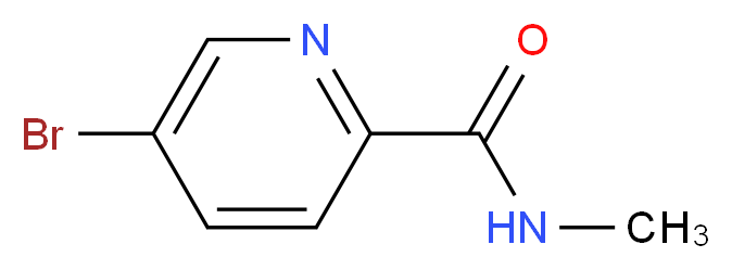 5-Bromo-N-methylpicolinamide_Molecular_structure_CAS_845305-87-5)