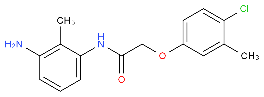 N-(3-Amino-2-methylphenyl)-2-(4-chloro-3-methylphenoxy)acetamide_Molecular_structure_CAS_)