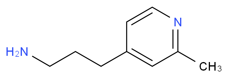 3-(2-METHYL-PYRIDIN-4-YL)-PROPYLAMINE_Molecular_structure_CAS_)
