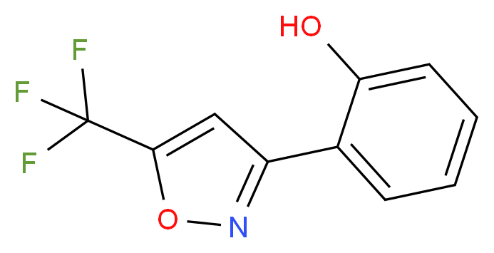 2-[5-(trifluoromethyl)-3-isoxazolyl]phenol_Molecular_structure_CAS_312505-97-8)