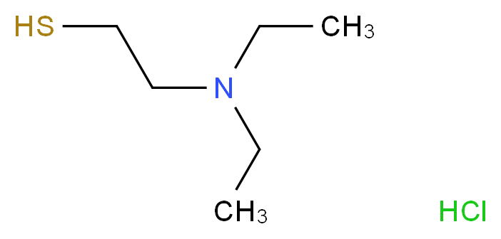 2-(diethylamino)ethanethiol hydrochloride_Molecular_structure_CAS_)