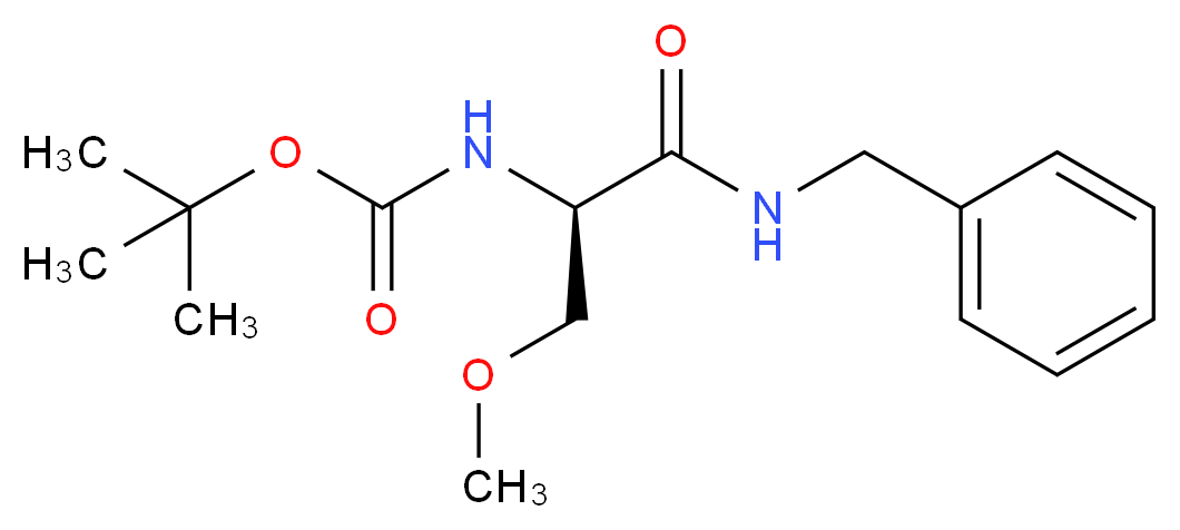(R)-tert-Butyl 1-(benzylamino)-3-methoxy-1-oxopropan-2-ylcarbamate_Molecular_structure_CAS_880468-89-3)
