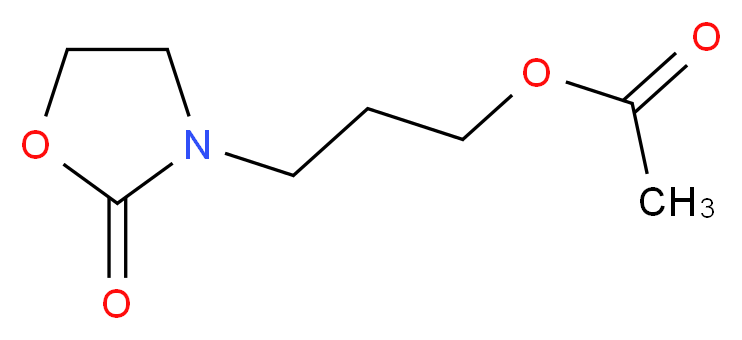 3-(3-Hydroxypropyl)-2-oxazolidinone Acetate_Molecular_structure_CAS_87010-30-8)