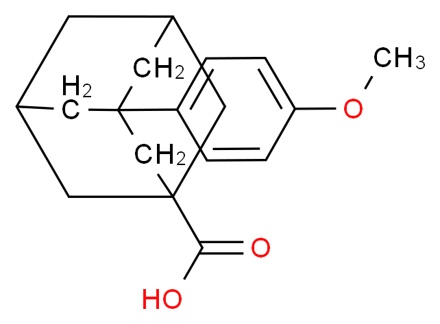 3-(4-methoxyphenyl)adamantane-1-carboxylic acid_Molecular_structure_CAS_56531-56-7)