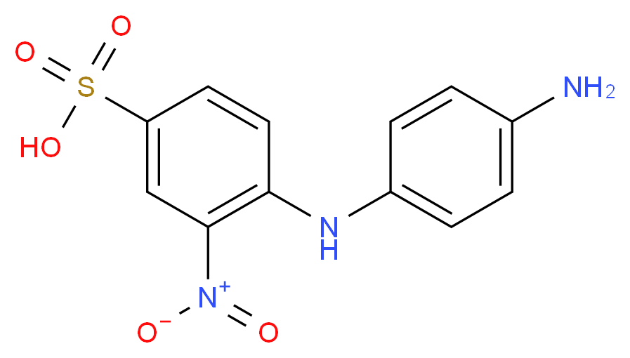 4-(4-aminoanilino)-3-nitrobenzenesulphonic acid_Molecular_structure_CAS_135-11-5)