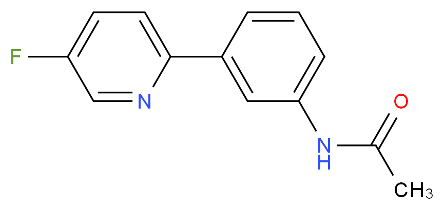 N-[3-(5-fluoro-2-pyridinyl)phenyl]acetamide_Molecular_structure_CAS_)