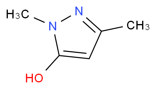 1,3-Dimethyl-1H-pyrazol-5-ol_Molecular_structure_CAS_5203-77-0)