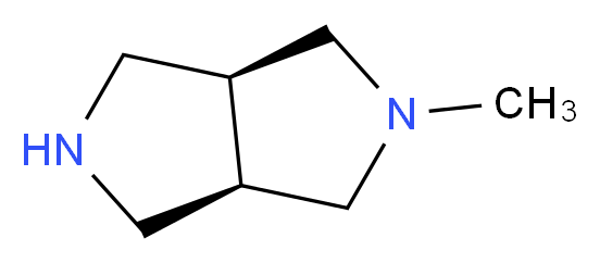 rac-(3aR,6aS)-2-methyloctahydropyrrolo[3,4-c]pyrrole_Molecular_structure_CAS_86732-28-7)