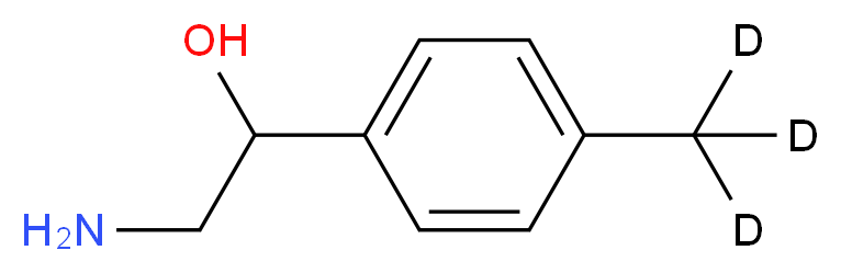 2-Amino-1-(4-methylphenyl)ethanol-d3_Molecular_structure_CAS_)
