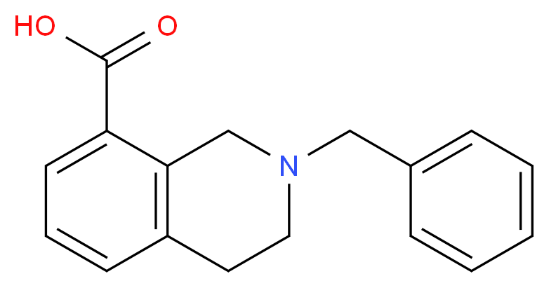 2-Benzyl-1,2,3,4-tetrahydroisoquinoline-8-carboxylic acid_Molecular_structure_CAS_1053656-29-3)