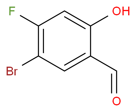 5-Bromo-4-fluoro-2-hydroxybenzaldehyde_Molecular_structure_CAS_399-00-8)