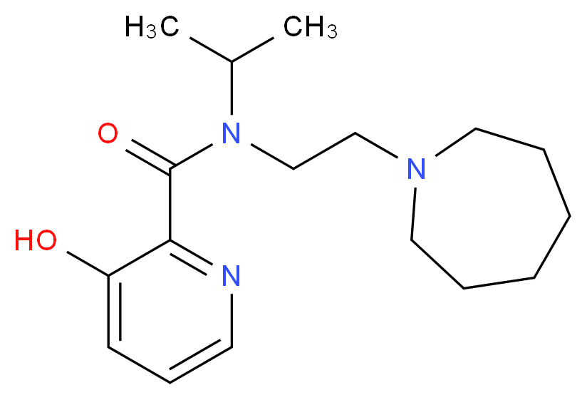 N-(2-azepan-1-ylethyl)-3-hydroxy-N-isopropylpyridine-2-carboxamide_Molecular_structure_CAS_)