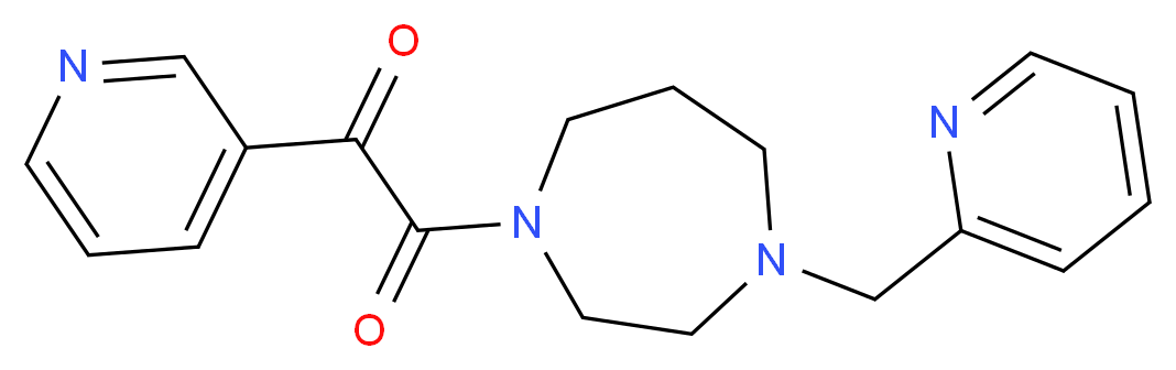 2-oxo-1-pyridin-3-yl-2-[4-(pyridin-2-ylmethyl)-1,4-diazepan-1-yl]ethanone_Molecular_structure_CAS_)