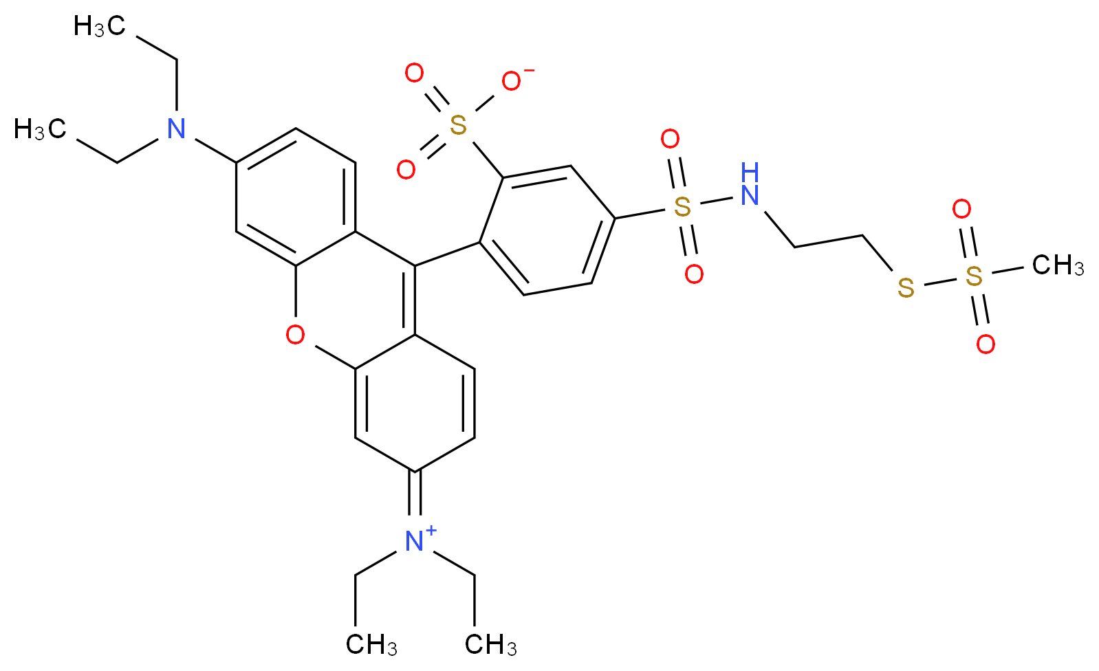 Sulfo Rhodamine Methanethiosulfonate, 98%_Molecular_structure_CAS_386229-71-6)