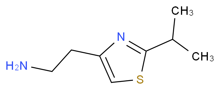 2-[2-(propan-2-yl)-1,3-thiazol-4-yl]ethan-1-amine_Molecular_structure_CAS_)