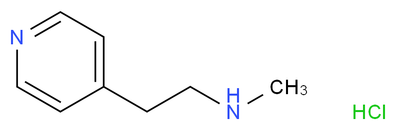 4-[2-(Methylamino)ethyl]pyridine hydrochloride_Molecular_structure_CAS_)