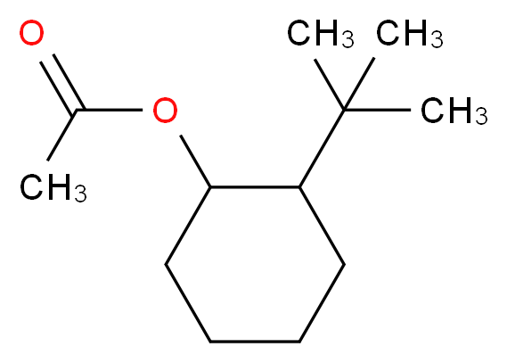 o-tert-Butylcyclohexyl acetate, mixture of isomers_Molecular_structure_CAS_88-41-5)