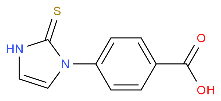 4-(2-sulfanylidene-2,3-dihydro-1H-imidazol-1-yl)benzoic acid_Molecular_structure_CAS_)