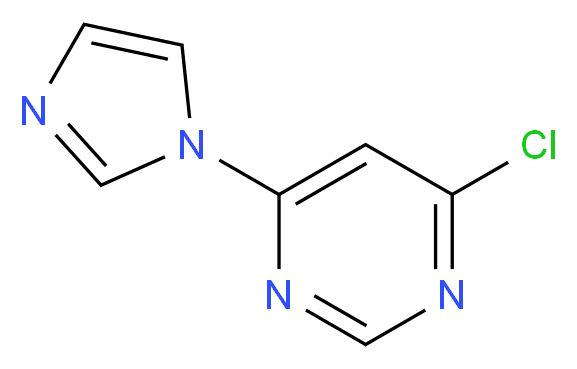 4-chloro-6-(1H-imidazol-1-yl)pyrimidine_Molecular_structure_CAS_)