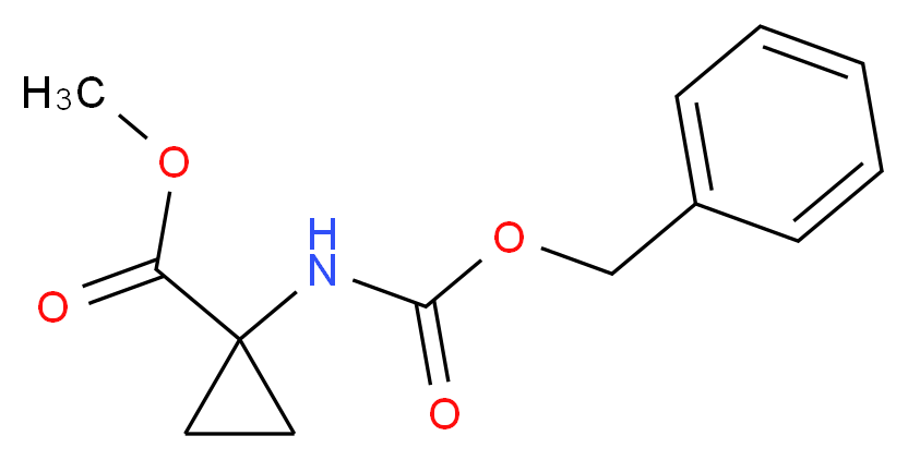 methyl 1-{[(benzyloxy)carbonyl]amino}cyclopropane-1-carboxylate_Molecular_structure_CAS_)