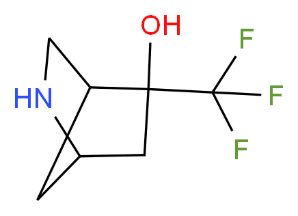 5-(trifluoromethyl)-2-azabicyclo[2.2.1]heptan-5-ol_Molecular_structure_CAS_)