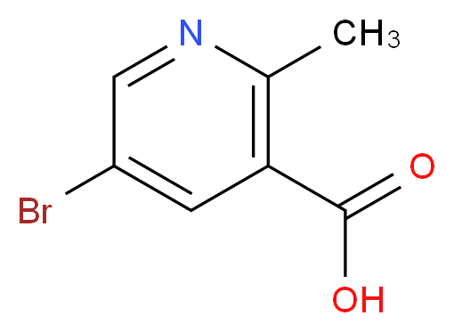 5-Bromo-2-methylnicotinic acid_Molecular_structure_CAS_351003-02-6)