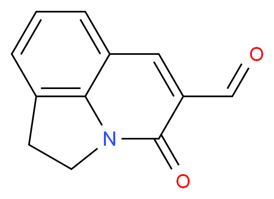 1,2-Dihydro-4-oxopyrrolo[3,2,1-ij]quinoline-5-carboxaldehyde_Molecular_structure_CAS_)