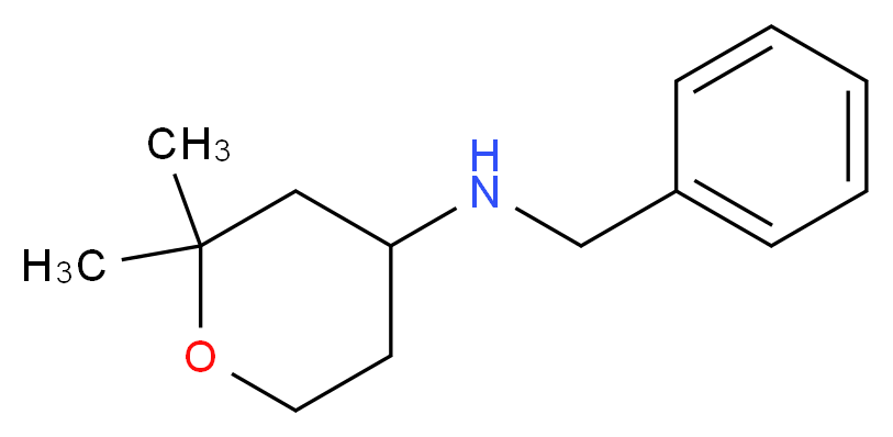 N-benzyl-2,2-dimethyltetrahydro-2H-pyran-4-amine_Molecular_structure_CAS_)