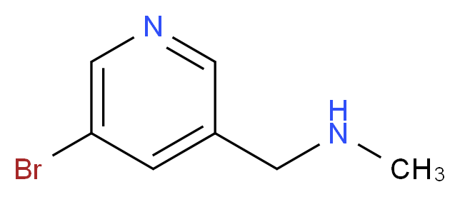 N-methyl-(5-bromopyrid-3-yl)methylamine_Molecular_structure_CAS_73335-64-5)