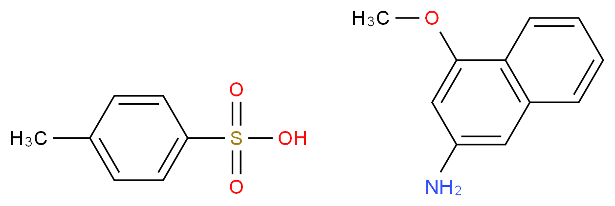 4-Methoxy-2-naphthylamine p-toluenesulfonate salt_Molecular_structure_CAS_53863-75-5)