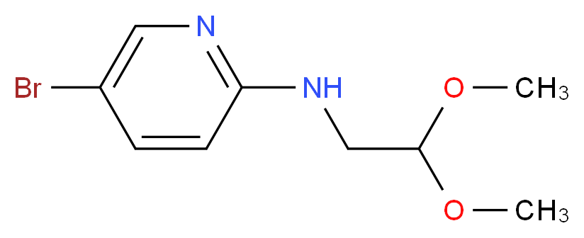 5-Bromo-N-(2,2-dimethoxyethyl)pyridin-2-amine_Molecular_structure_CAS_)