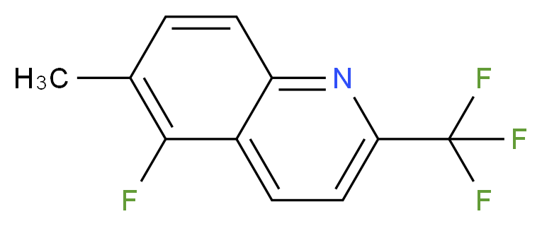 5-Fluoro-6-methyl-2-(trifluoromethyl)quinoline 97%_Molecular_structure_CAS_)