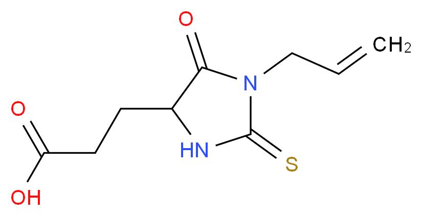 3-(1-Allyl-5-oxo-2-thioxo-imidazolidin-4-yl)-propionic acid_Molecular_structure_CAS_436855-68-4)