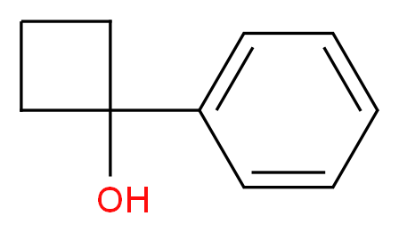 1-phenylcyclobutan-1-ol_Molecular_structure_CAS_)