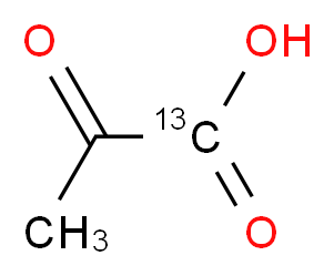 Pyruvic-1-13C acid (free acid)_Molecular_structure_CAS_99124-30-8)