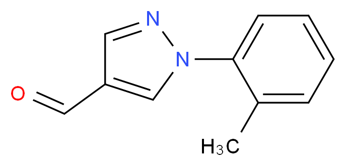 1-(2-methylphenyl)-1H-pyrazole-4-carbaldehyde_Molecular_structure_CAS_75815-74-6)