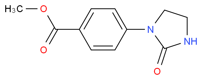 Methyl 4-(2-oxoimidazolidin-1-yl)benzoate_Molecular_structure_CAS_627901-54-6)