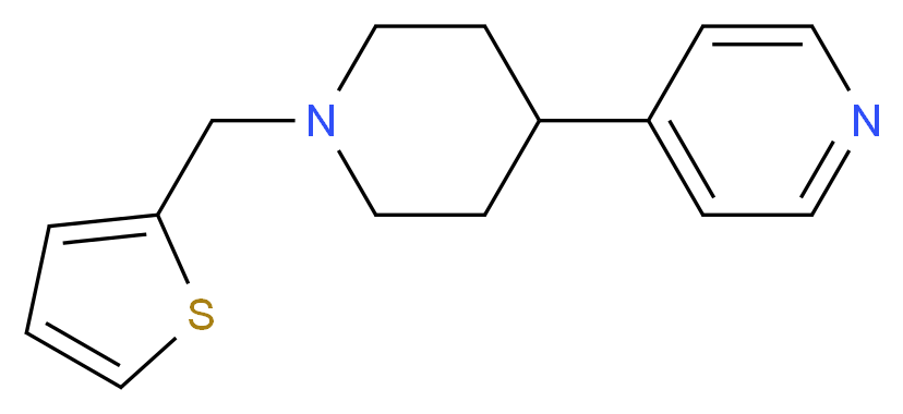 4-[1-(2-thienylmethyl)piperidin-4-yl]pyridine_Molecular_structure_CAS_)