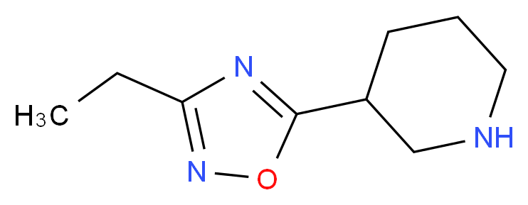 3-(3-Ethyl-1,2,4-oxadiazol-5-yl)piperidine_Molecular_structure_CAS_139269-06-0)
