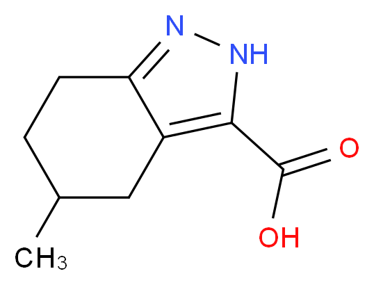 5-Methyl-4,5,6,7-tetrahydro-1H-indazole-3-carboxylic acid_Molecular_structure_CAS_842972-14-9)