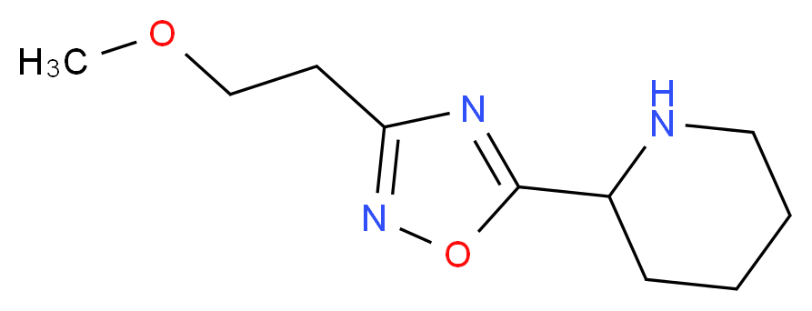 2-[3-(2-methoxyethyl)-1,2,4-oxadiazol-5-yl]piperidine_Molecular_structure_CAS_915923-31-8)