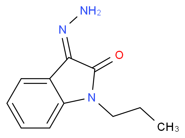3-Hydrazono-1-propyl-1,3-dihydro-indol-2-one_Molecular_structure_CAS_)