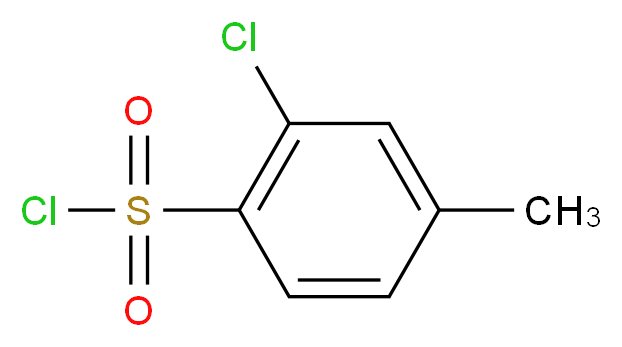 2-Chloro-4-methylbenzenesulfonyl chloride_Molecular_structure_CAS_55311-94-9)
