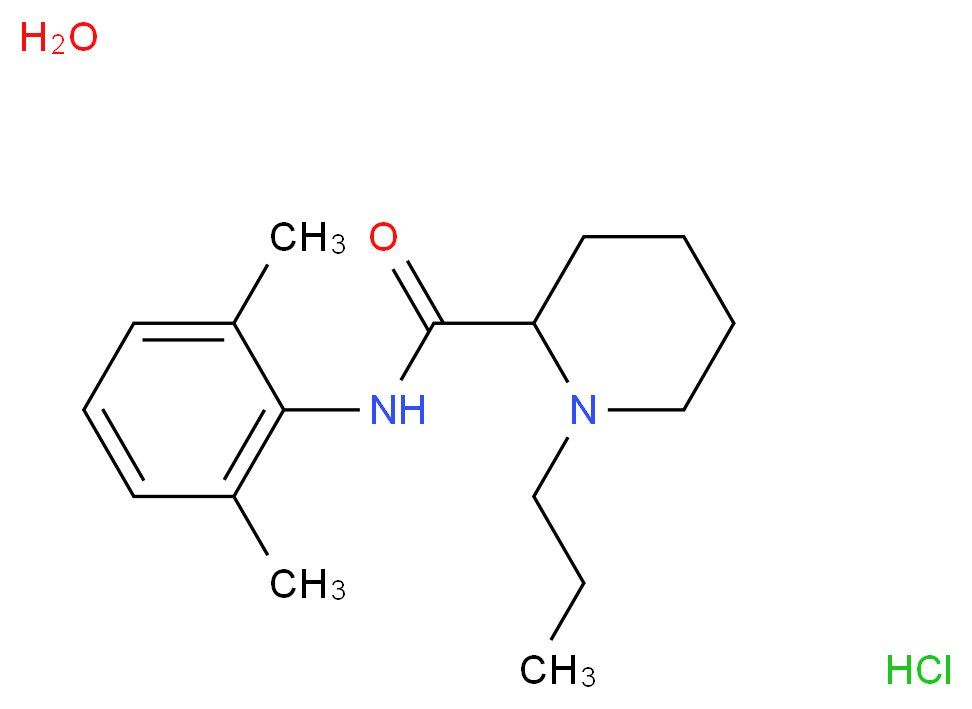 Ropivacaine Hydrochloride Monohydrate_Molecular_structure_CAS_132112-35-7)