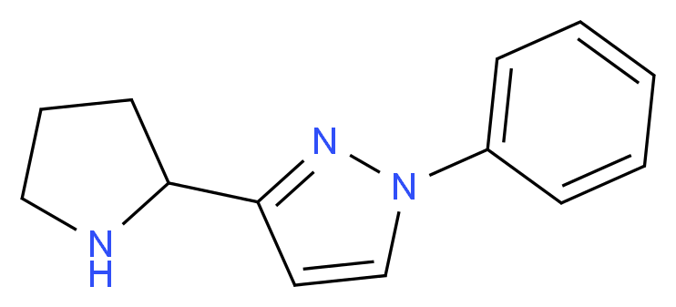 1-Phenyl-3-[(2R)pyrrolidinyl]-1H-pyrazole_Molecular_structure_CAS_)